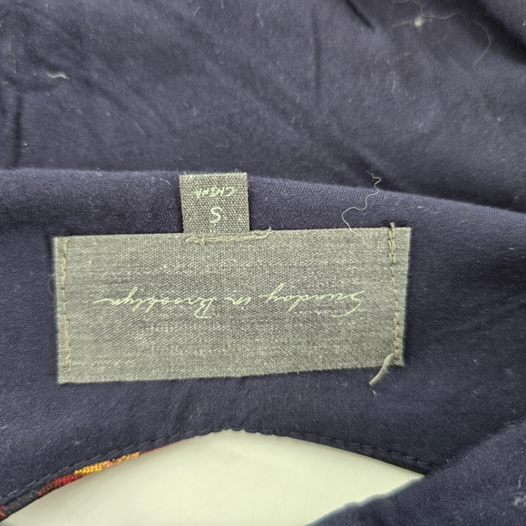 Sunday in Brooklyn Blue and‎ Pink Floral Camisole Sleeveless Top Sz S - Picture 4 of 9